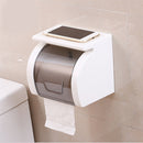 Toilet Paper Roll Shelf Holder Bathroom Tissue Box Dispenser Waterproof Easy Install