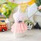 Cute Fox Dog Princess Party Dress Dog Cat Pet Skirt Dress Soft Cotton Summer Small Dog Dresses