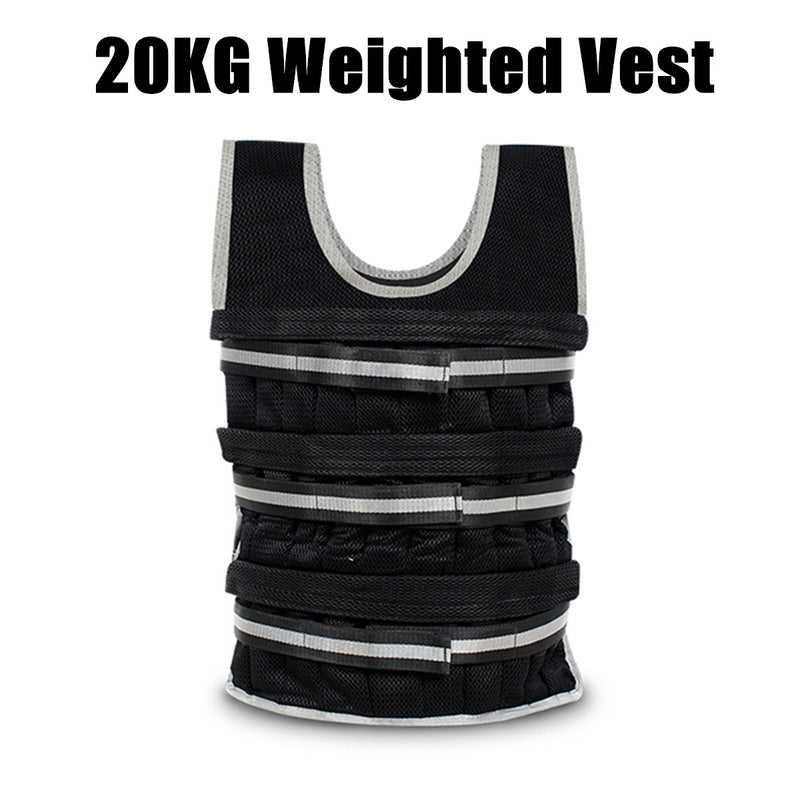 5-20kg Running Equipment Weight-bearging Vest Empty Vest Fitness Weightlifting Training Vest