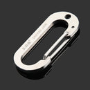Sanrenmu SK010D Number Zero Stainless Steel Carabiner Tool Key Chain Lucky
