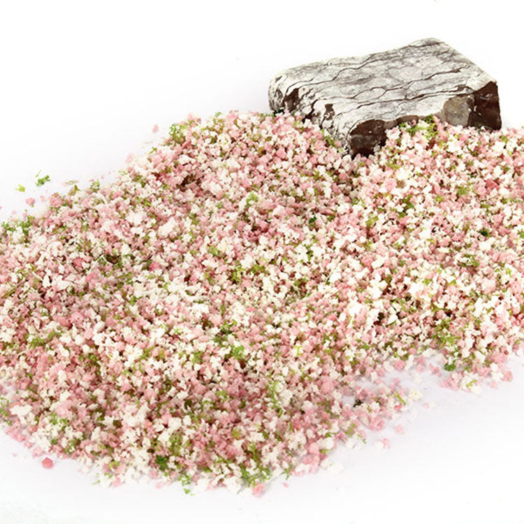 DIY Handmade Building Model Material Grass Tree Powder Pink Mixture Pollen