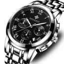 WISHDOIT WSD-016 Men Watch Fashion Chronograph Stainless Steel Strap Wrist Watch