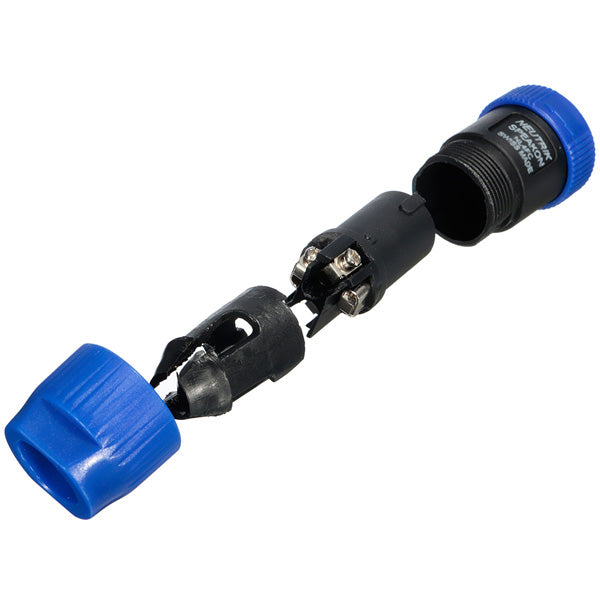 NL4FC 4 Pole Plug Male Speaker Audio Cable Connector Blue