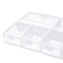 6 Grid Electronic Components Project Storage Assortment Box Bead Organizer Jewelry Box Plastic Storage Case