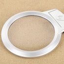 Clip Type Magnifier W/ LED Light Reading Handle Magnifying Glass Flexible Metal
