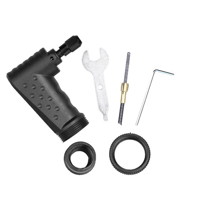 90 Degree Rotary Tool Adapter Attachment Electric Grinder Bender Right Angle Converter