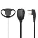 Retevis EEK003 Walkie Talkie Earphone Headset 2 Pin D Shape Tools for Retevis Walkie Talkie baofeng