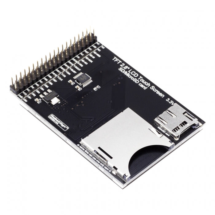 RobotDyn 3.3V TFT 2.8 Inch LCD Touch Screen Module With SD and MicroSD Card