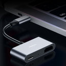 ROCK Type-C to 4K High Definition Multimedia Interface+PD Fast Charging Converter Adapter Charger For iPhone X XR XS Max Xiaomi Mi9 HUAWEI P30 S10 S10+ Note