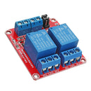 3Pcs 5V 2 Channel Level Trigger Optocoupler Relay Module