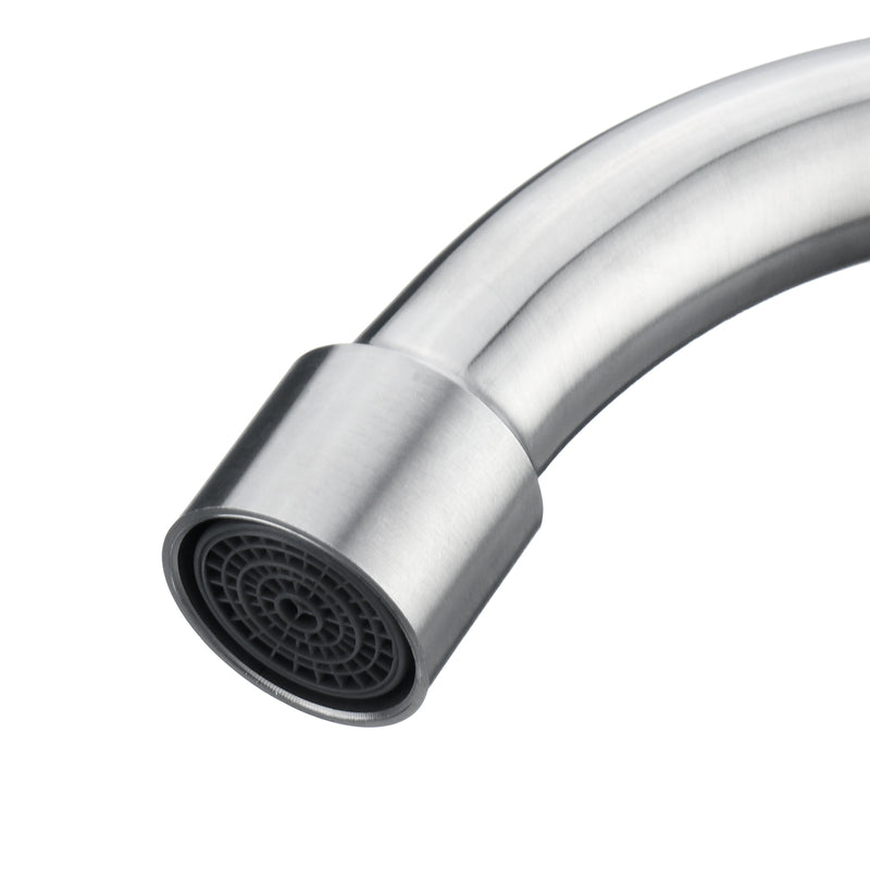 32x13.5cm Stainless Steel Kitchen Sink Faucet Single Lever Cold Water Tap Silver Faucet