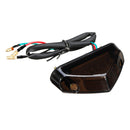 Universal DC 12V RED 12 LED Motorcycle ATV Dirt Bike Brake Stop Running Tail Light