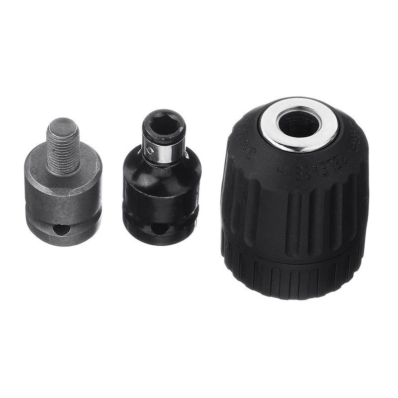 10pcs Socket Wrench Keyless Drill Chuck Drill Screwdriver Bit Adapter Set