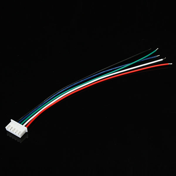 10pcs XH Pitch 2.54mm Single Head 5Pin Wire To Board Connector 15cm 24AWG With Socket