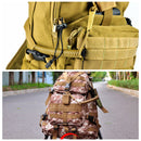 Outdoor Military Tactical Spring String Buckle Key Chain Safety Cord Carabiner Hook Strap Lanyard