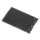 Drillpro 100pcs 1/2/3/4/5mm Twist Drill Bits Set HSS Straight Shank Black Coated Woodworking Drill Bits