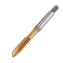 Drillpro M3-M12 Machine Screw Plug Tap Drill Steel Titanium Coated Straight Flute Hand Tap