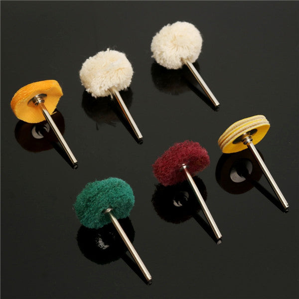 6pcs Polisher Buffer Wheel Polishing Buffing Pad Kit for Rotary Tool