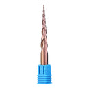 Drillpro 2 Flutes  R0.5/ R1.0 *47*D8*85 Taper Ball Nose End Mill HRC50 Milling Cutter