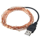 5M 50 LED USB Copper Wire LED String Fairy Light for Christmas Xmas Party Decor