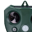 Solar Ultrasonic Pest Animal Repeller LED PIR Motion Bird Cat Rat Dog Repellent Pest Repellent with LED Flashing Light