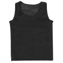 Sweat Sauna Body Shaper Men Vest Thermo Neoprene Trainer Sliming Waist Belt Tracksuit Black