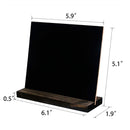 Wooden Small Blackboard Message Board Upright Home Restaurant Menu Card Desktop Cafe Multifunctional Decoration Retro