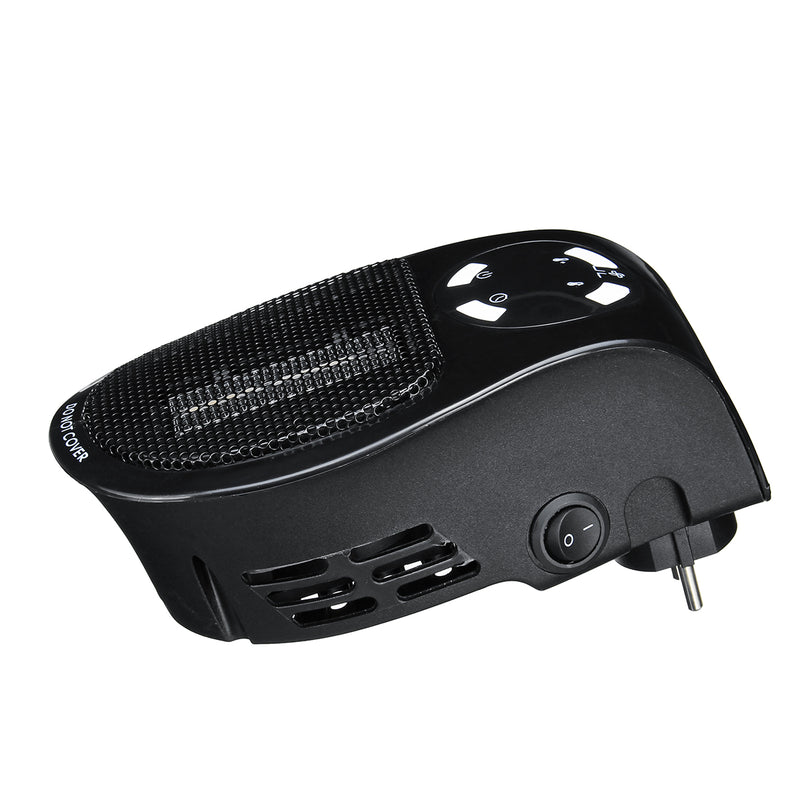 Mini Electric Heater Fan Wall-Outlet Electric Heater Air Heater Warm Air Blower EU Plug