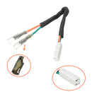 Pair Motorcycel Turn Signal Wiring Adapter Plug Kit For Honda CBR 600 RR 1000RR F2 F3 F4 F4I