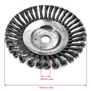 8 Inch Steel Wire Wheel Garden Lawn Mower Grass Eater Trimmer Head Brush Cutter Tools