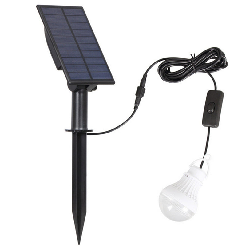 Portable Solar Panel Power LED Bulb Waterproof  Light Sensor Outdoor Camping Tent Fishing Emergency Lamp