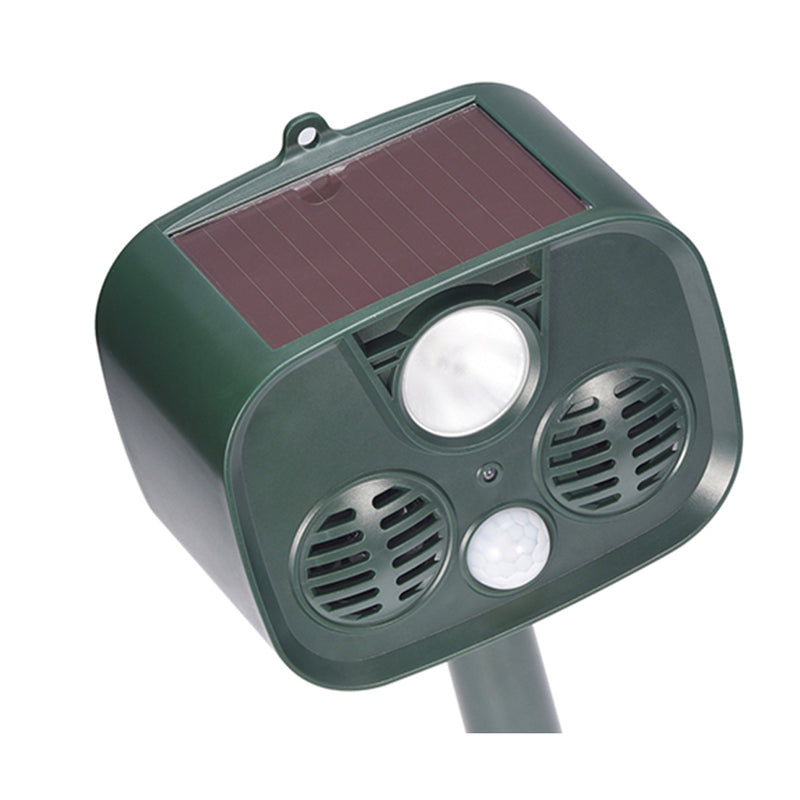 Solar Ultrasonic Repeller bird Outdoor Solar Ultrasonic Pest Animal Repeller PIR Repellent Garden Cat Dog Bird