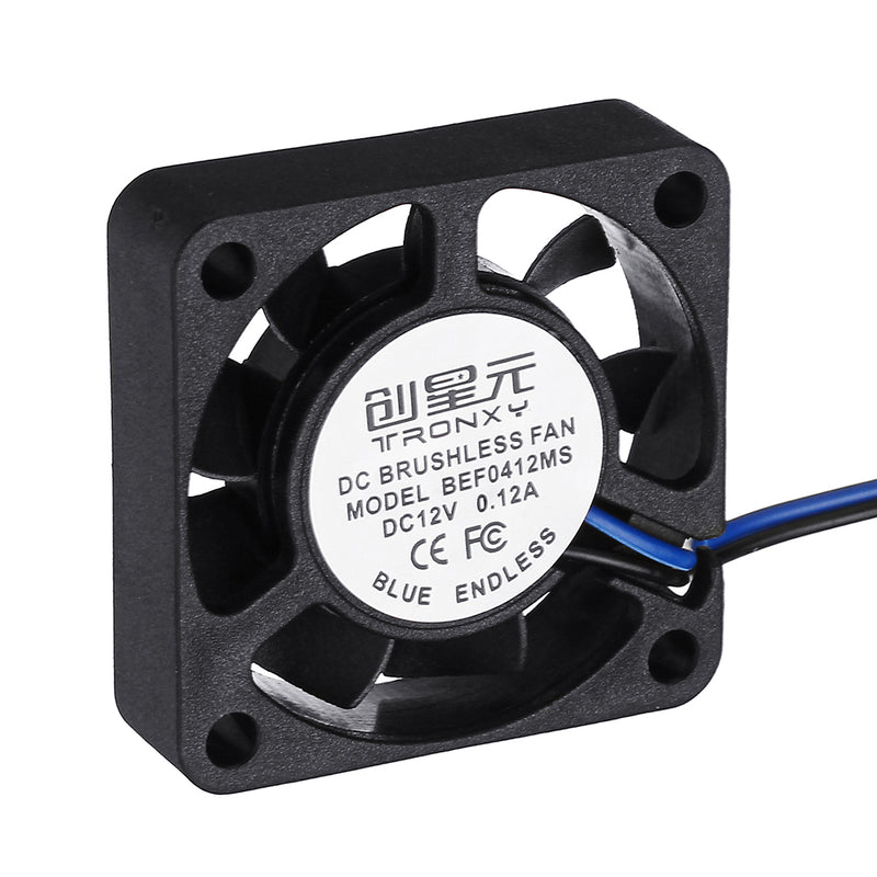 TRONXY DC 12V 0.12A Blue 4010 Brushless Cooling Fan With 2M Cable For 3D Printer Part