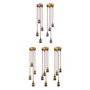 4-Light Modern Retro Industrial Pendant E27 Hanging Ceiling Light Table Lamp Cluster Holder