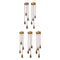 4-Light Modern Retro Industrial Pendant E27 Hanging Ceiling Light Table Lamp Cluster Holder