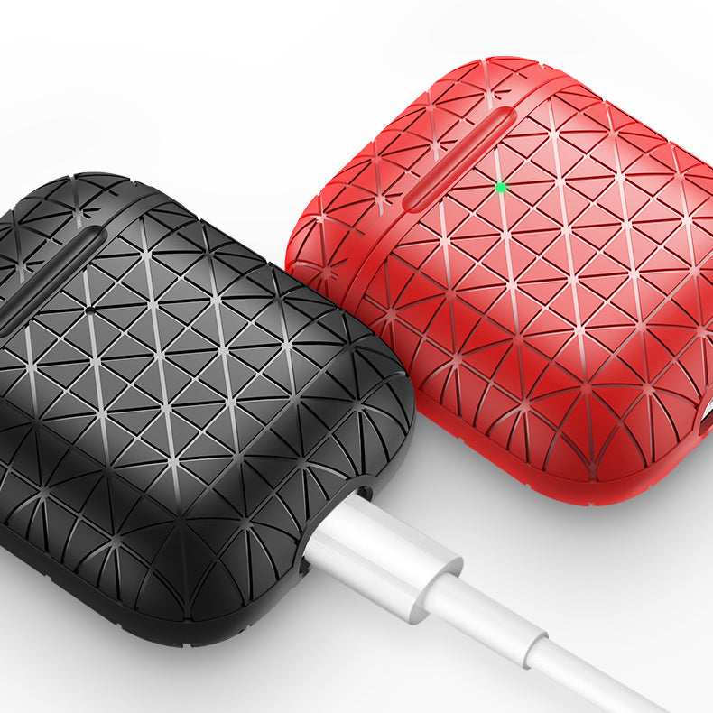 TOTU Anti-Dust Wireless Bluetooth Earphone TPU Storage Protective Case With Hook for Apple AirPods 1/2 Cover