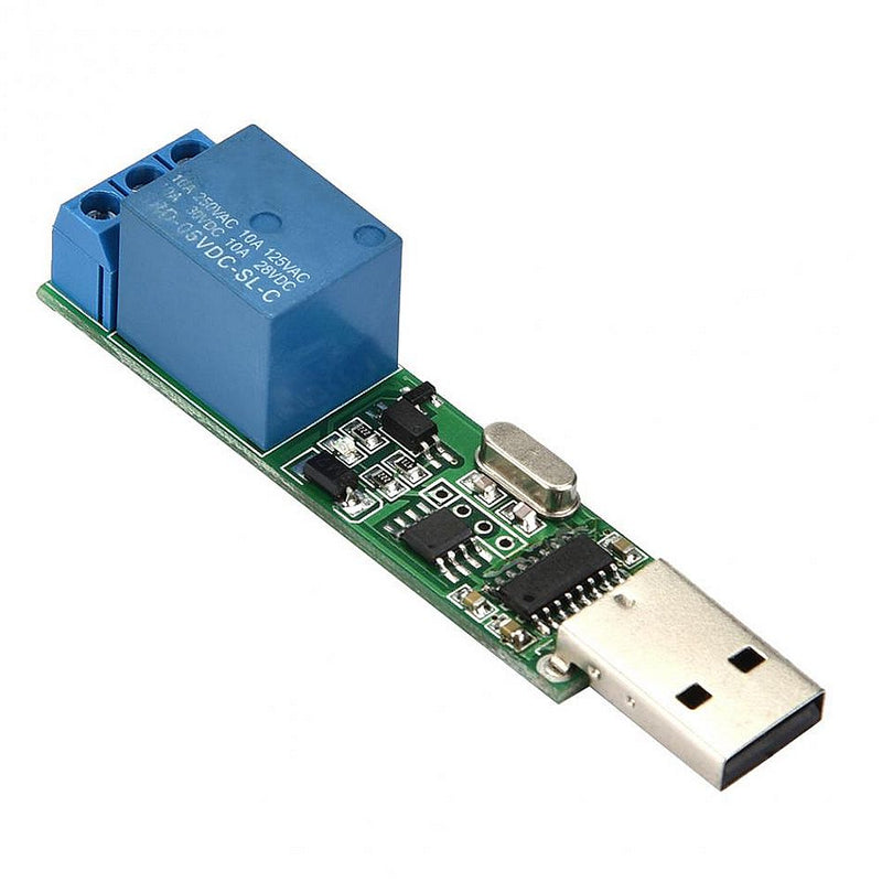 YYE-3 USB Control Relay Module CH340 MCU PC Control Switch PLC Jog Self-locking Board