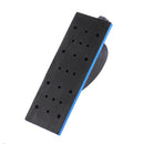 Effetool ABS Vacuum Hand Push Pad Grinding Plate Sheet Spray Paint Tool for Wood Polishing Building Cleaning