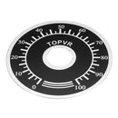 50pcs 0-100 Potentiometer Knob Scale Digital Dial Scale For 3590S RV24 WXD3 534 354 7286
