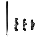 Paper Towel Holder Free Standing Vintage Toilet Roll Hold Industrial Pipe Fitting