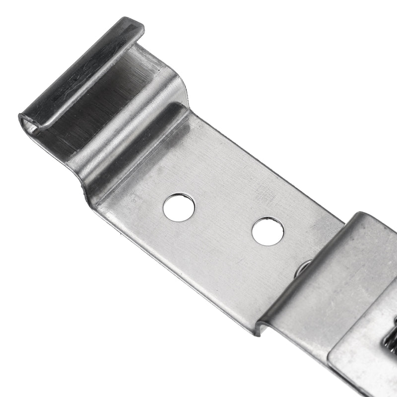 Stainless Steel Car License Plate Frame Holder Trailer Number Plate Clips Spring