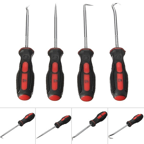 Car Oil Seal O-Ring Seal Pick Tools Car Oil Seal Screw Driver Car Hook And Pick Set 4pcs