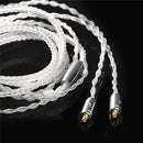 BGVP 3.5mm 5N Earphone Cable Silver Plating Copper MMCX Earphone Audio Cable