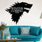 T-5 Game Of Thrones  Stark Family  Emblem Ice Wolf Wall Stickers Engraved Wall Stickers