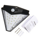 32 LED Solar Power PIR Motion Sensor Wall Light Outdoor Lamp 4 Sides Waterproof
