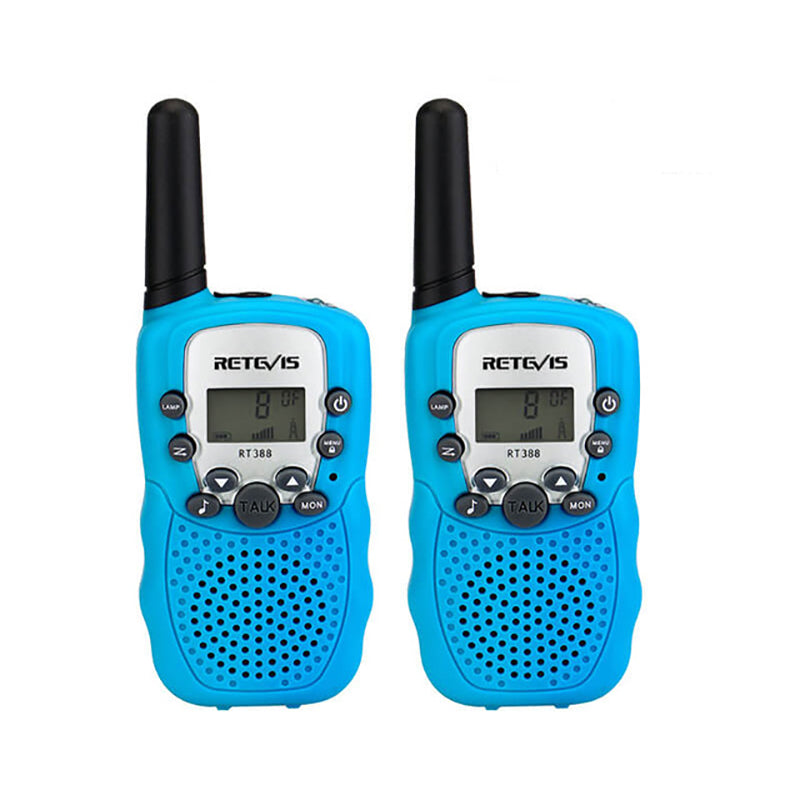 2pcs Retevis RT388 22 Channels GMRS 462-467MHz Mini Handheld Two Way Kids Radio Walkie Talkie