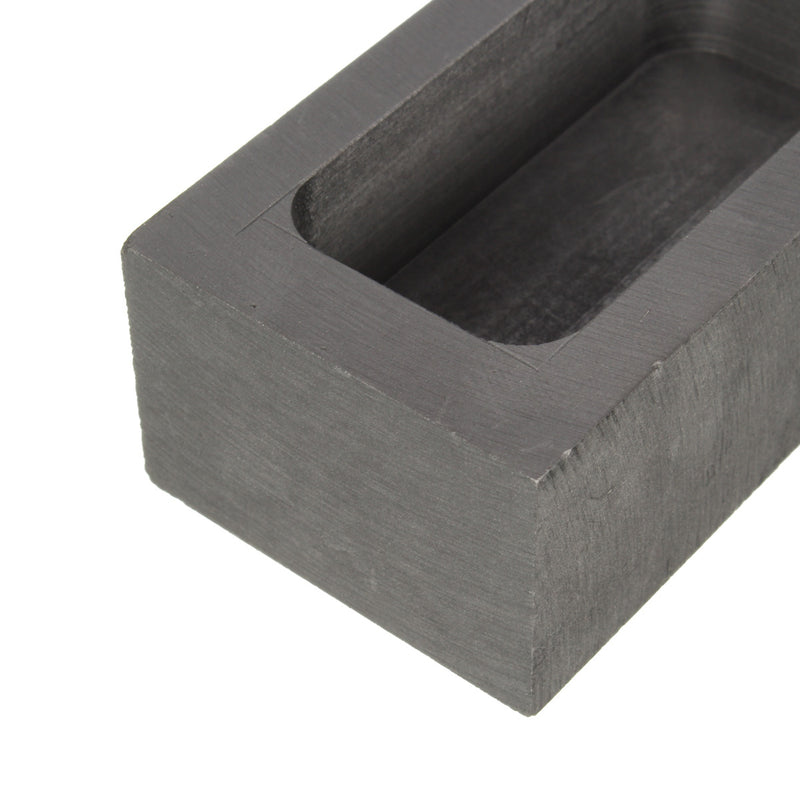 65x30x20mm Graphite Crucible Casting Melting Ingot Mold for Refining Melting 14OZ Silver/26OZ Gold