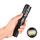 XANES A85 XHP50 Flashlight 3 Modes Waterproof USB Chargeable Zoomable Work Lamp Camping Hunting Torch Light