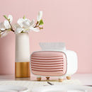 Radio Style Tissue Storage Drawer Box Desktop Paper Holder