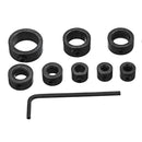 Drillpro 8pcs 3-16mm Drill Bit Shaft Depth Stop Collars Woodworking Drill Bit Limited Ring Collar